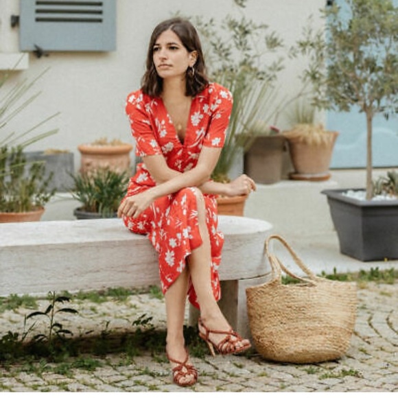 Zara Red Floral Dress - Picture 8 of 8